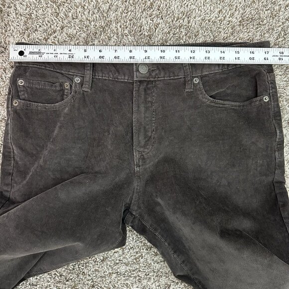 Banana Republic Corduroy Pants Mens 34x32 (Tag 34x34) Travel Cords Brown - Picture 9 of 10